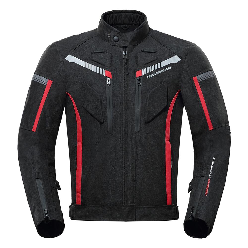 HEROBIKER Водонепроницаемая мотоциклетная куртка Мужская Гоночная куртка Носимые мотоциклетные штаны Мото куртка С защитой EVA