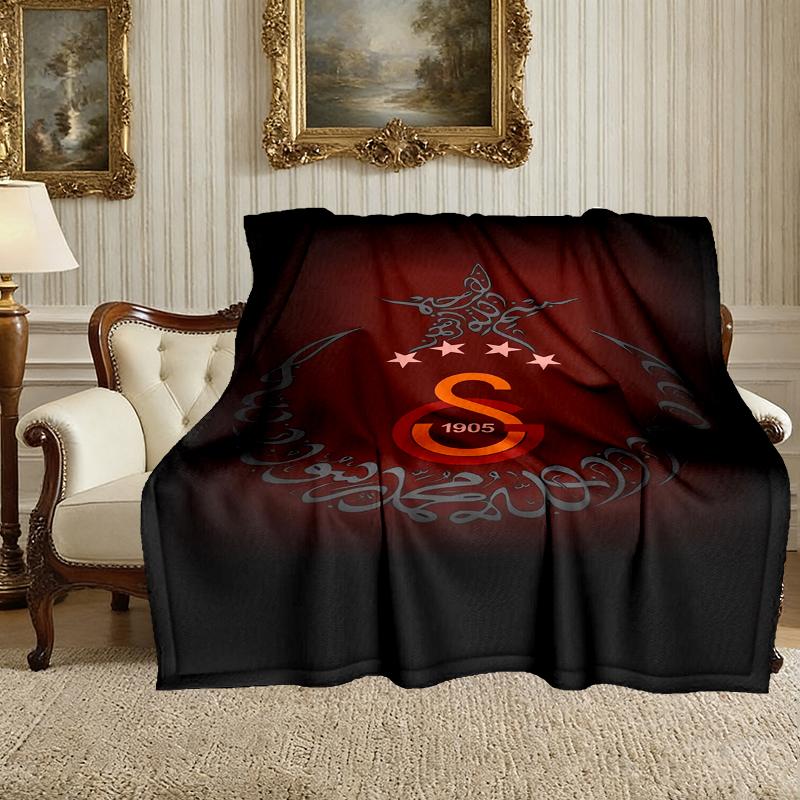 1pc Cozy Print Blanket, Galatasaray SK Blanket Appropriate for Home Picnic and Travel Adventures