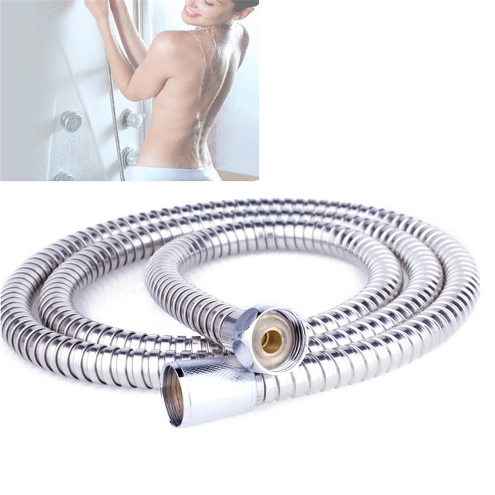 1.5m High Quality Stainless Steel Bathroom Supplies Flexible Water Pipe Plumbing Hoses Shower Tube