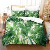 Комплект пододеяльников Natural Landscape Blue Sky Lawn Flower Double Queen King Size 2/3 шт. Полиэстеровое одеяло для детей, подростков и взрослых