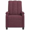 Recliner Chair Purple Fabric