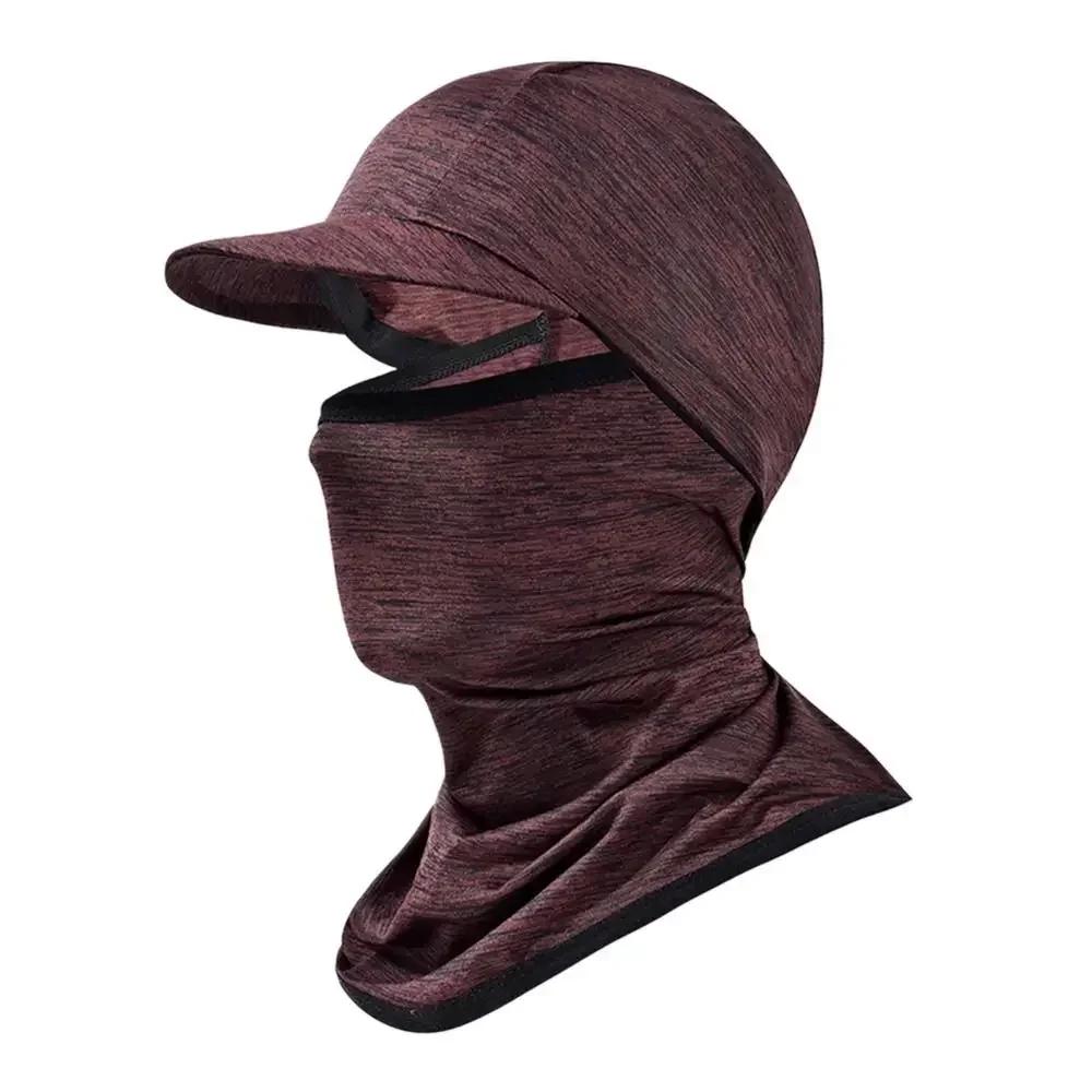 Солнцезащитный крем для лица, солнцезащитный капюшон, шляпа с УФ-защитой, головные уборы из ледяного шелка для мужчин и женщин, велоспорт, скалолазание, солнцезащитный крем, капюшон для верховой езды