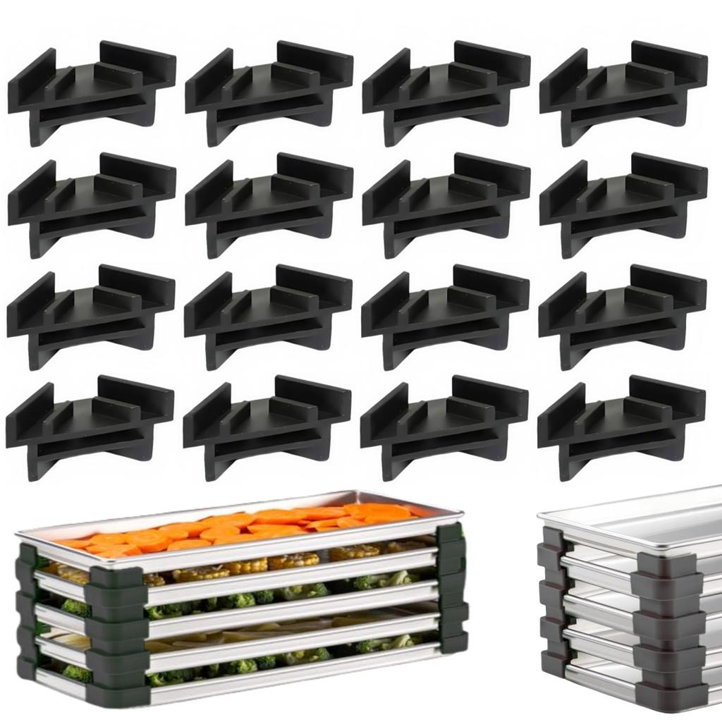 For Harvest Right Freeze Dryer Tray Stackers 16Pcs Plastic Racks for Drying Food Storage Compatible with Various Trays