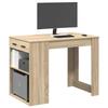 VidaXL Desk with Drawer and Shelf Sonoma Oak Engineered Wood 858688