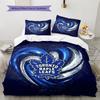 Toronto Maple Leafs2 Pattern Bedding Quilt Set  Home Decoration  Gift (1 * duvet cover + 2 * pillowcase  without core)