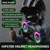 Мотоциклетный шлем Y13 с Bluetooth-гарнитурой, RGB-подсветкой, шумоподавлением, автоответчиком, дальним подключением