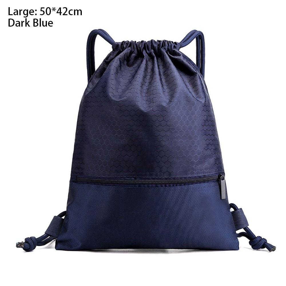 1Pcs Basketball Helmet Storage Sports Drawstring Pocket Outdoor Zipper Bag Simple Fitness Backpack