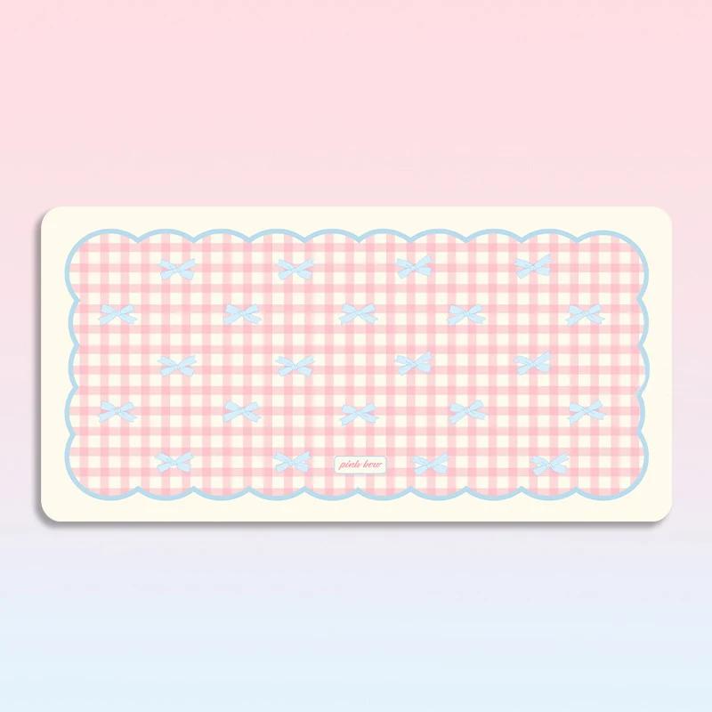 Водонепроницаемый коврик для питомцев, коврик для еды для кошек и собак, синий клетчатый, ПВХ кожа, нескользящие напольные коврики, милый коврик для украшения дома, для кухни