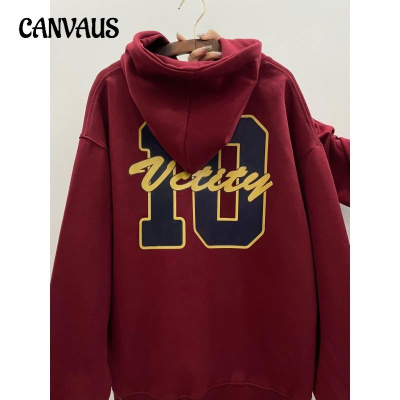 Autumn and Winter Round Neck Plus Size Loose Women's Couples Wear Padded Long Sleeve Pullover