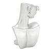 Mannequin Earring Display Stand Resin Mannequin Earring Organizer Silver for Pendant Ring S Sliver