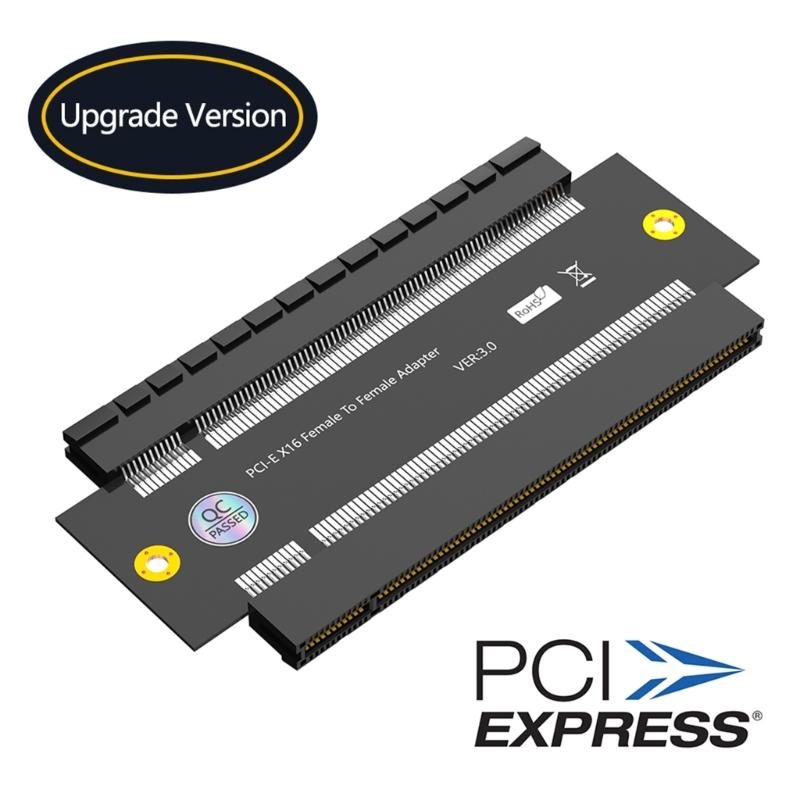 PCIExpress 3.0 16X на 16X удлинители переходники женский на женский адаптер высокоскоростной 16X конвертер для игр на ПК