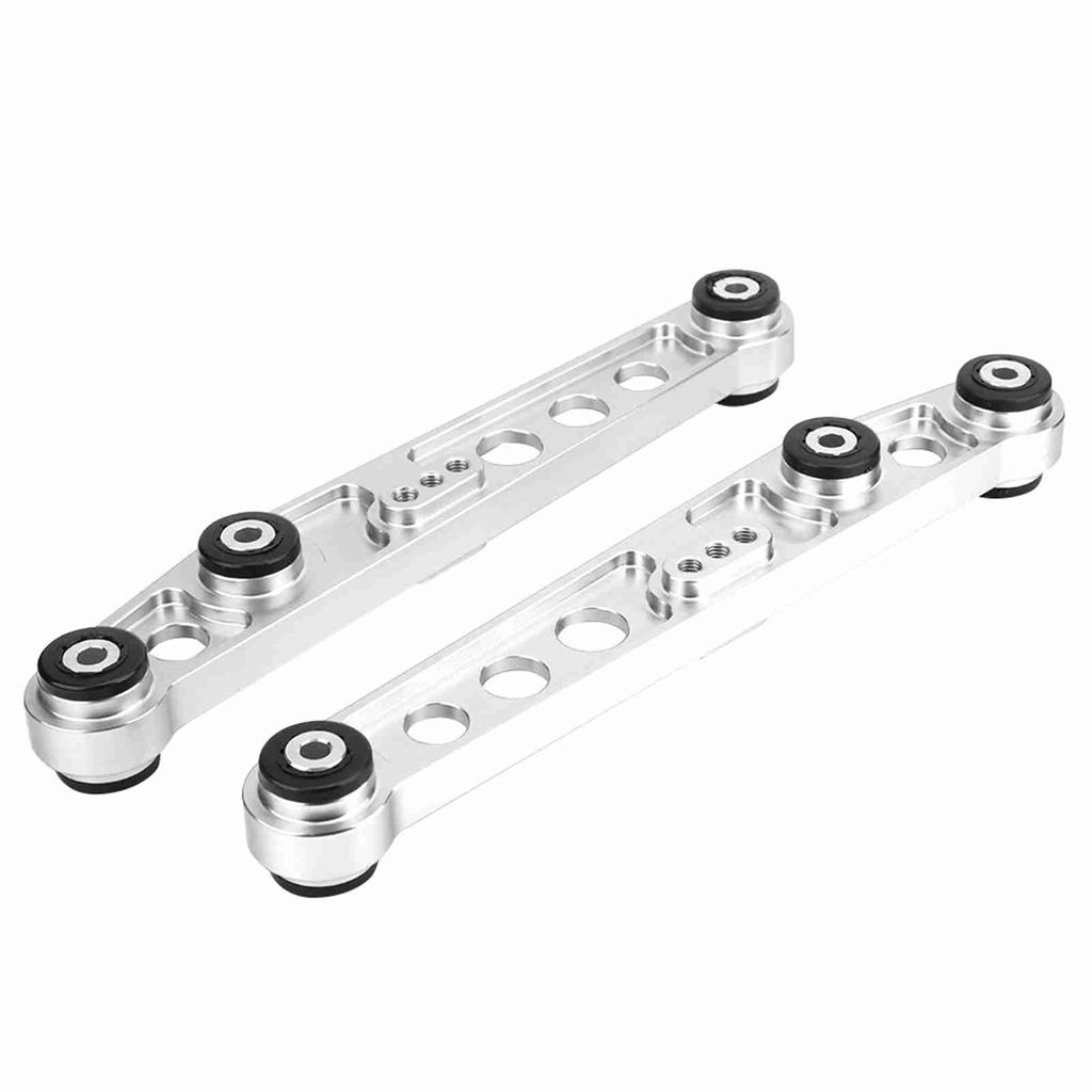 Комплект задних нижних рычагов подвески и распорки подрамника для Honda Civic 92 95 (Серебряный)