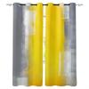 Желто-серые абстрактные художественные текстуры затемняющие шторы для спальни жалюзи портьеры оконные шторы для гостиной высокое затенение