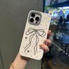 Красочный матовый чехол-кейс с бантом для электрической дрели для iPhone 14/15/16/17 Pro Max