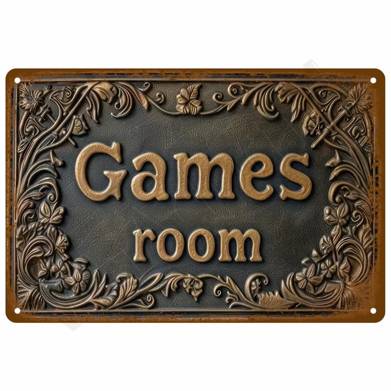 Vintage Tin Sign Home Decor Items Wall Decor Art Wall Mural Room Decoration Items Decor Men Retro Metal Sign Plate Bar Posters