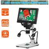 7 Inch LCD Digital USB Microscope, 1200X Magnification 12MP 1080P Handheld Camera Video Recorder,PC View