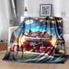 1Pc Christmas Night Magic Blanket Soft And Comfortable Casual Warm Camping Travel Christmas Halloween Gift M292123