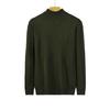 2024 Autumn/Winter Men's Youth Half Turtleneck Knitted Sweater - Casual Mid-Neck Top