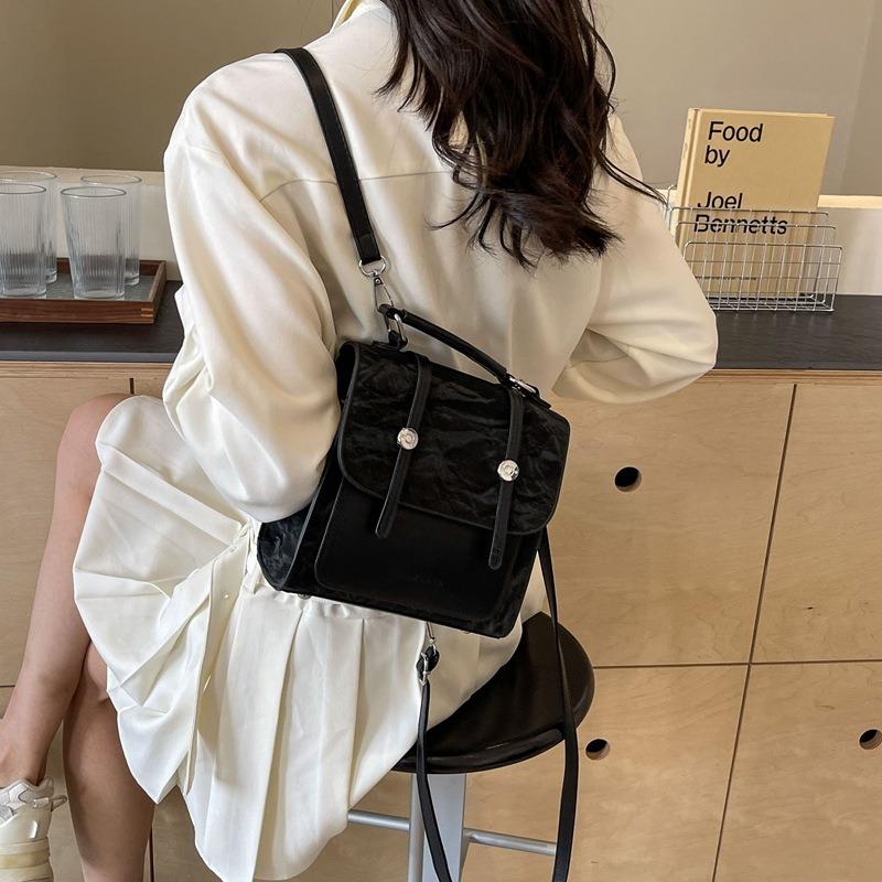 Высококачественный рюкзак для женщин. Рюкзаки. Новый модный однотонный минималистичный рюкзак 2024 года для девочек. Сумка для студентов колледжа.