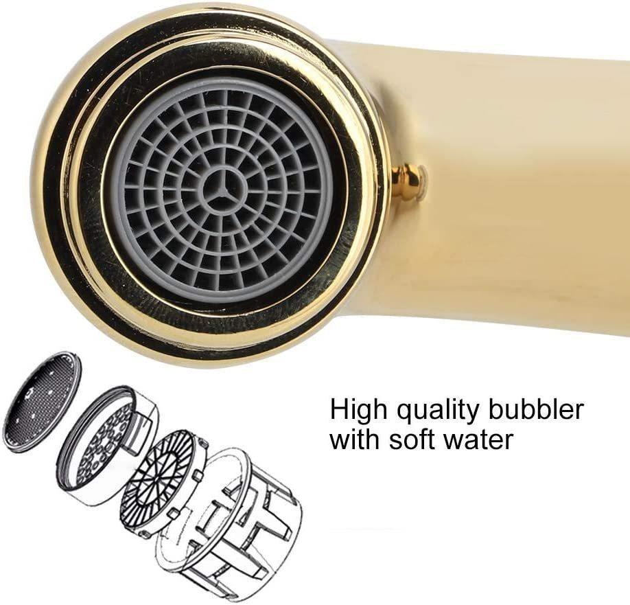 Роскошный смеситель для раковины, европейский ретро, однорычажный, античная бронза, для холодной и горячей воды, смеситель для раковины