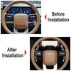 Лепестки переключения передач для Hyundai Santa Fe SantaFe HEV MX5 2024 Руль автомобиля Удлинители рычага переключения передач Наклейки DSG Аксессуары