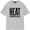 X NBA Heat Футболка Светло-серый Мужские Топы Серый 125AL244302F