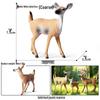 Christmas Forest Animal Ornaments Set: Deer, Elk, Reindeer, and Squirrel Models