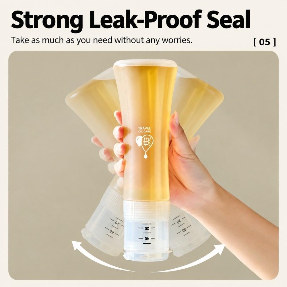 Leakproof Oil Dispenser Bottle Squeeze Soy Sauce Bottle Seasoning Container Home Restaurant