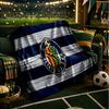 Getafe Crest Design Throws Blanket Flannel Blankets Plush for Couch Bed Gifts for Men Women Travel picnic blanket Christmas fan gifts