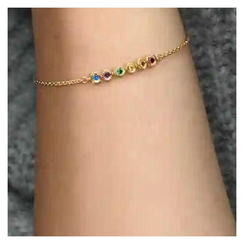 Pandora Multicolor Design Bracelet Women's Gold 562960C01