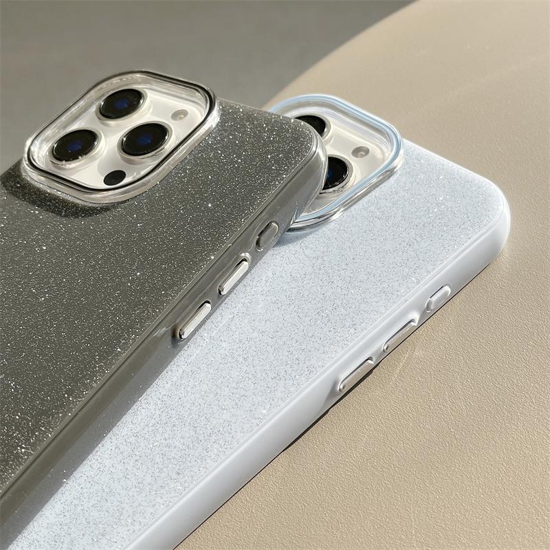 Модный блестящий противоударный чехол для телефона для iPhone 16 15 14 Plus 13 12 11 Pro Max 16 Защита всего объектива Бампер Задняя крышка