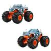 Hot Wheels Грузовик-монстр Большой размер Ассортимент Игрушки-машинки Масштаб Литые машинки Набор из 124 4 штуки (Возраст 3+) Многоцелевой 987E-FYJ83