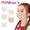 Individually Packaged Girls Cartoon Printing Masks  Wind Net Red Masks Adult Masks Children Masks Disposable