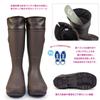Резиновые сапоги MF WJ77R для девочек, коричневые, см 2E [Moonstar] 24.0