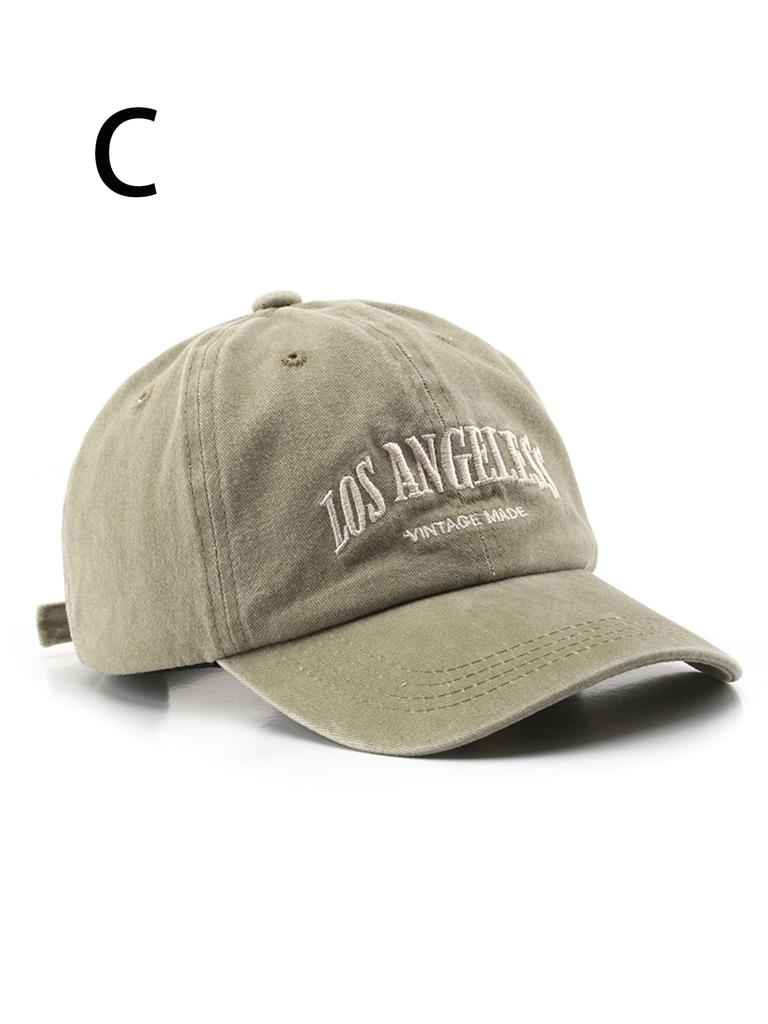 1pc Angeless unisex all season wearing pure cotton washed fashionable baseball cap with lettering