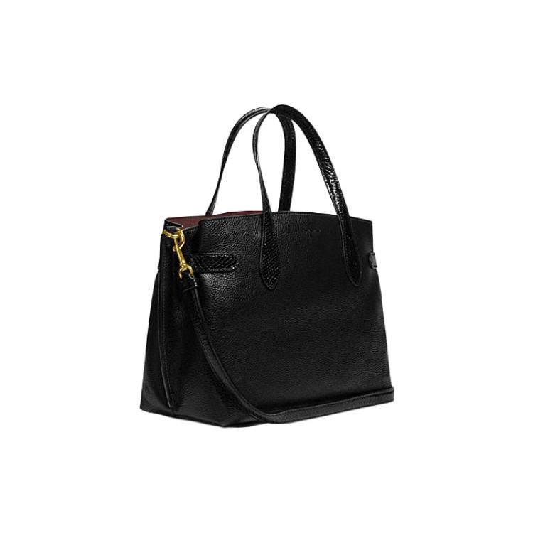 New COACH Cow Leather Shoulder Bag, Crossbody Bag, Handbag Women's Black CH187-IMA47