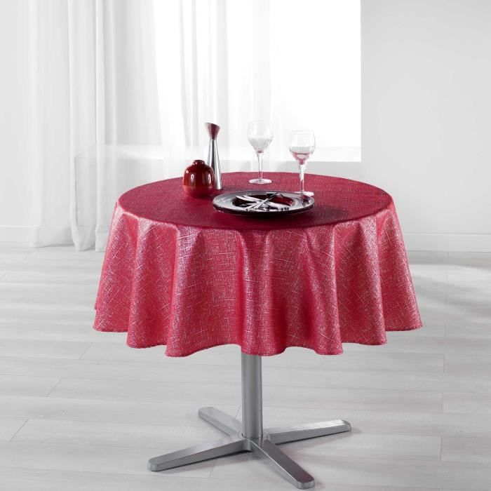 Nappe Ronde - Palaccio - Rouge - 180cm