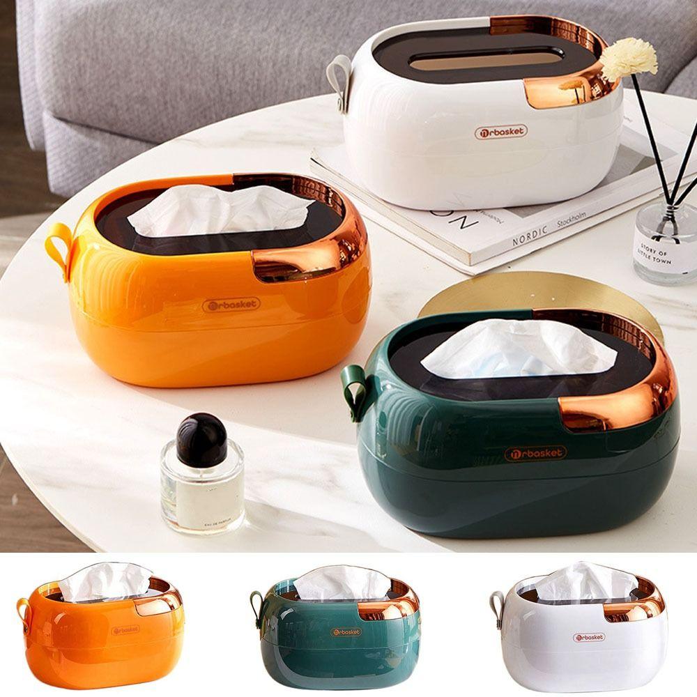 Диспенсер для бумажных полотенец Пластиковая коробка для салфеток Декоративный настенный диспенсер для извлечения бумаги с пружиной Ящик для хранения бумаги Отель