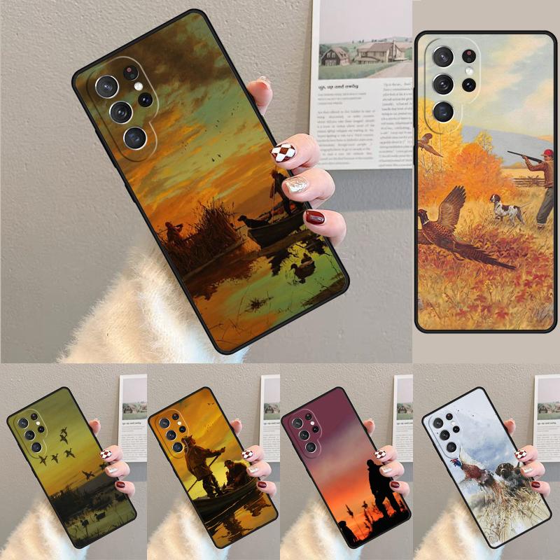 Чехол для телефона из силикона с рисунком охоты на животных и рыбалки для Samsung Galaxy note 10 pro S26 S25 S24 S23 S22 S21 Plus S25Ultra Capa Cover