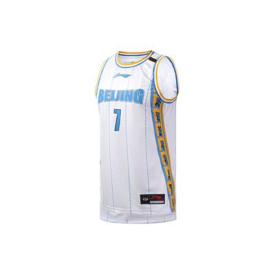 Баскетбольная серия Li Ning Sports CBA League Edition SW Fan Version 2019-2020 сезона Beijing Team Jeremy Lin 7 Домашняя баскетбольная майка AAYP539-1