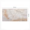 Protective Desk Mat Keyboard Mouse Pad Marble Texture 90x45 cm