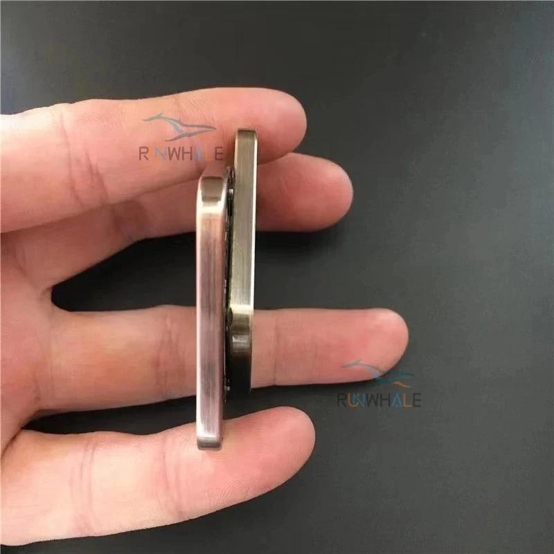 EDC Push Slider Metal Fidget Антистрессовые игрушки для взрослых Finger Spinner Poker Relief Anxiness Toy Портативные игры Pop Magnetic Slider