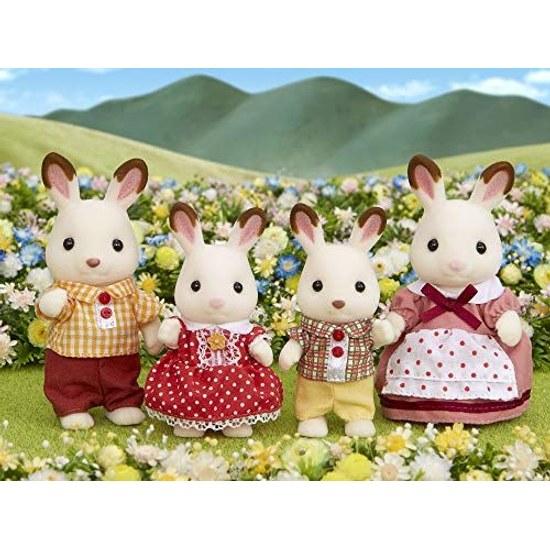 Sylvanian Families Doll Chocolate Rabbit Family FS-16 ST Mark Certification Ages 3 Up Toy Dollhouse EPOCH