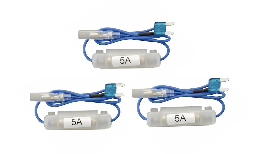 E & K726 Предохранитель Розетка питания Набор 3 шт. DC 60 Вт DC 24 В 120 Вт Замена предохранителя (Мини Плоский Предохранитель)