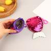 Lovely Sequined Mermaid Tail Coin Purse Cute Small Wallet Money Change Pouch Earphone Storage Bags For Children Gifts