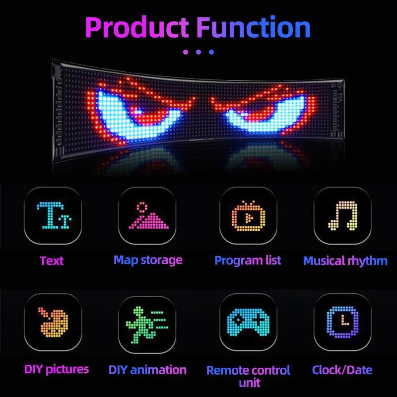 HTCZ7 App DIY Devil‘s Eye Dynamic Car Lamp For BMW 7 Series E23 E32 E38 E65 F01 G11 2/5 Series E88 F20 F21 F52 F40 E61 F10 F11 G30 G31