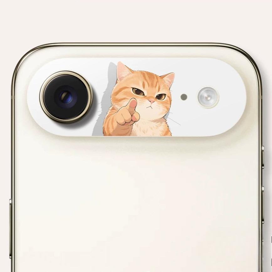 Для iPhone Air/17 Вырез под камеру Печать Мягкие наклейки на камеру / Микроматовое покрытие / Защита от отпечатков пальцев / Декоративная пленка для камеры / Износостойкая / Защита от царапин /