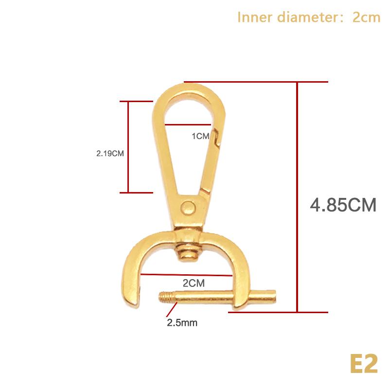 Diy Metal Detachable Snap Hook Trigger Clips Buckles For For Leather Craft Bag Strap Buckles Handle Shoulder Webbing