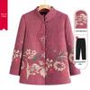 Elderly Women's Spring Coat, New Style for 60-70-Year-Olds, Stand-Up Collar, Long-Sleeve Top for Grandma 