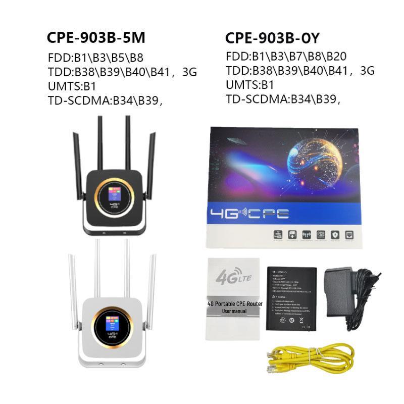 CPF903B Автономный 4G WiFi-маршрутизатор со слотом для SIM-карты и одним сетевым портом